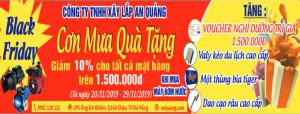 Chương trình khuyến mãi cực lớn dành cho tất cả mặt hàng