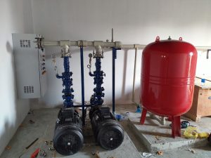 Bình tích áp Varem Italy và hệ thốn bơm tăng áp