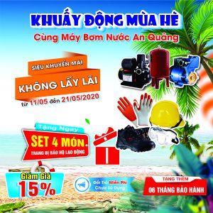 khuyen mãi máy bơm nước